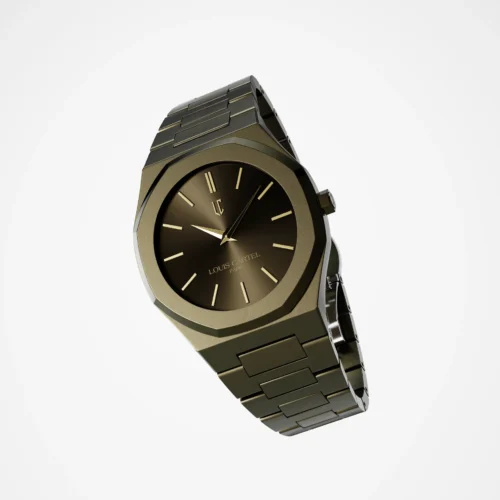 Watch-product-photography-for-a-green-watch-for-Louis-Cartel